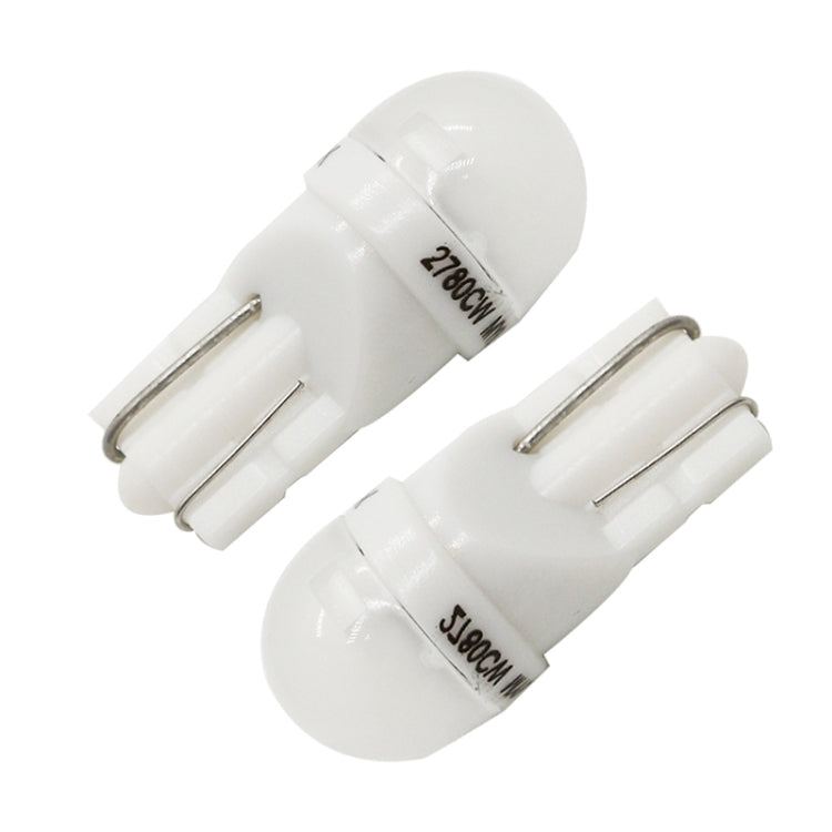 20 ชิ้น T10 DC12V / 0.25 วัตต์ / 6500K / 20LM รถหัวกลม Plug-in Bubble ไฟอ่านหนังสือพร้อม 1LEDs โคมไฟ SMD-3030, T10