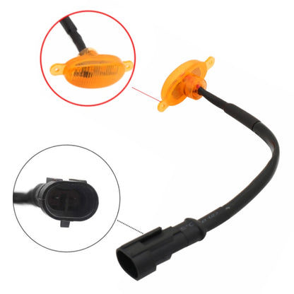 DC12V / 6W 4 in 1 ไฟเตือนกระจังหน้าสำหรับ Ford Raptor F150 2017-2019, 4 in 1 (Yellow), 4 in 1