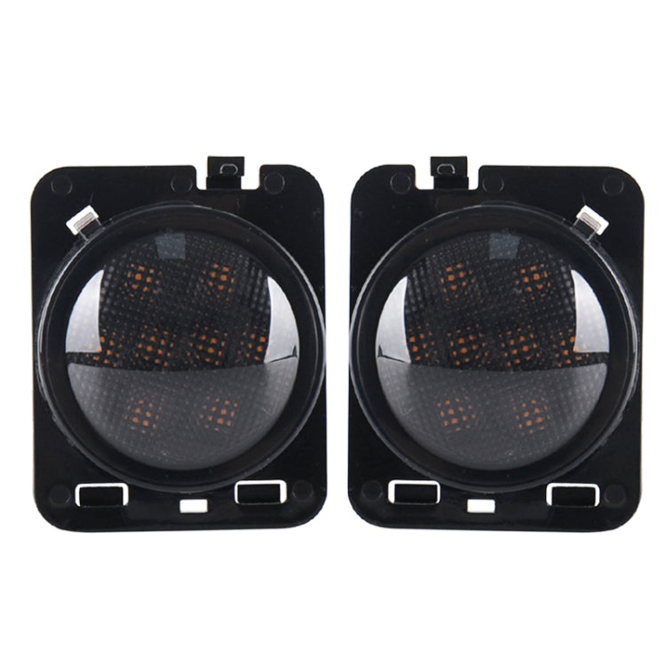 2 ชิ้น 8 วัตต์ DC 12 โวลต์รถ SUV อานิสงส์ LEDWheel คิ้วเลี้ยวสัญญาณสำหรับรถจี๊ปแรงเลอร์ JK 07-17, ข้อมูลจำเพาะ: ประกอบชนโดยไม่ต้องรูรับแสง, Specification: Butt Assembly Without Aperture