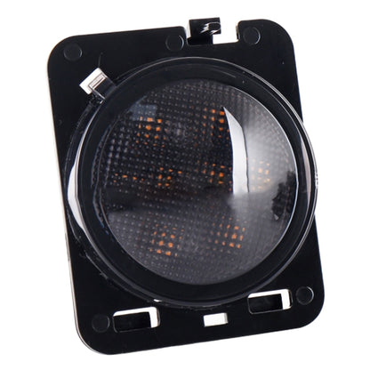2 ชิ้น 8 วัตต์ DC 12 โวลต์รถ SUV อานิสงส์ LED คิ้วล้อเลี้ยวสัญญาณสำหรับรถจี๊ปแรงเลอร์ JK 07-17, ข้อมูลจำเพาะ: ประกอบชนที่มีรูรับแสง, Specification: Butt Assembly with Aperture