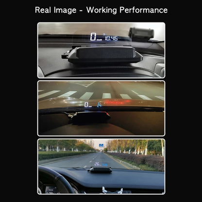 H400G รถยนต์ 3.5 นิ้วโหมด GPS HUD Head-up Display รองรับการแสดงความเร็ว / เวลา / ระยะทาง, H400G