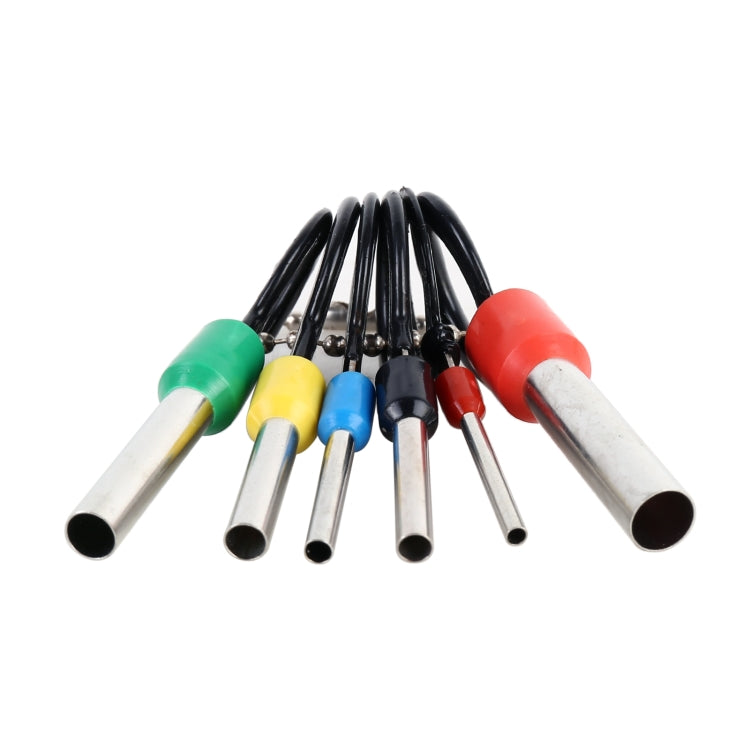 6 ใน 1 รถปลั๊ก Circuit Board สายรัด Terminal สกัด Pick Connector CRIMP PIN กลับเข็มลบเครื่องมือ, 6 in 1