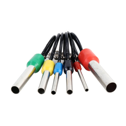 6 ใน 1 รถปลั๊ก Circuit Board สายรัด Terminal สกัด Pick Connector CRIMP PIN กลับเข็มลบเครื่องมือ, 6 in 1