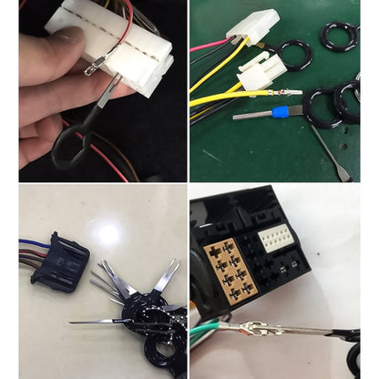 6 ใน 1 รถปลั๊ก Circuit Board สายรัด Terminal สกัด Pick Connector CRIMP PIN กลับเข็มลบเครื่องมือ, 6 in 1