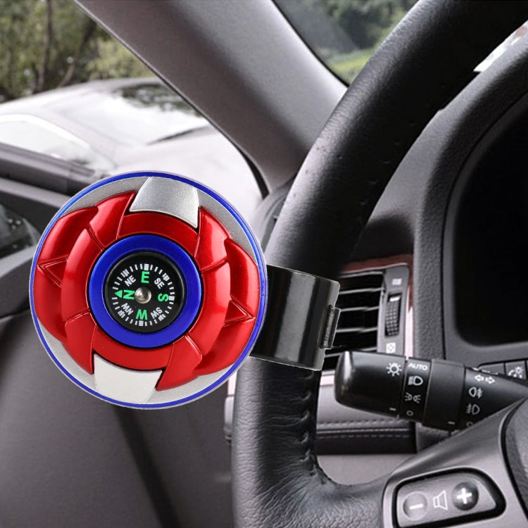 รถ Universal พวงมาลัย Spinner KNOB เสริม Booster Aid Control Handle พร้อมเข็มทิศ