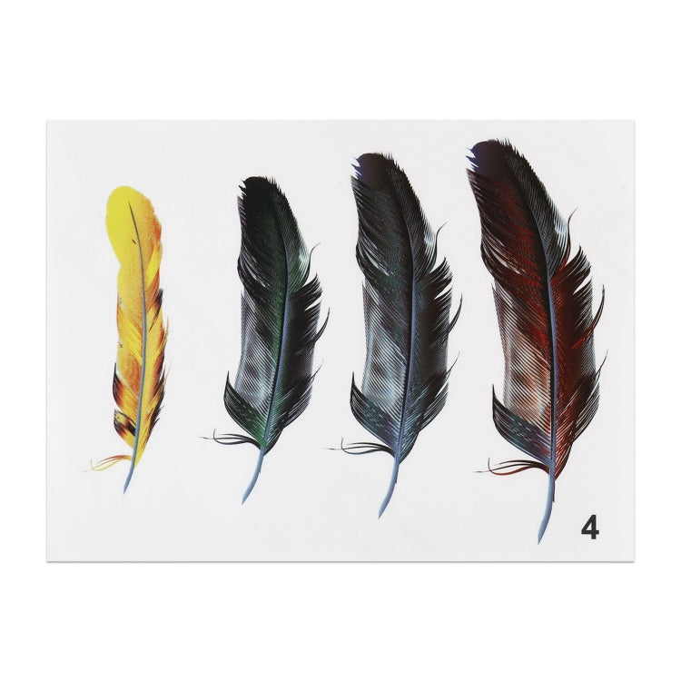 สติ๊กเกอร์สุ่มตัวรถขนนก ลายที่ 4, Pattern 4