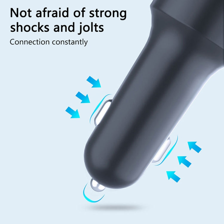 C12 มัลติฟังก์ชั่นรถ Dual USB Charger เครื่องส่งสัญญาณ FM Bluetooth พร้อมแสงบรรยากาศ, C12