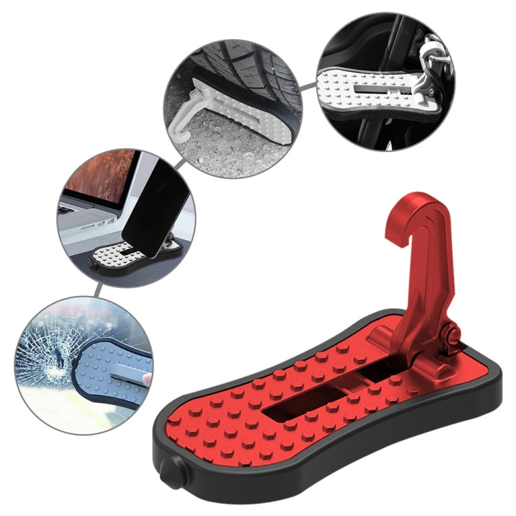 แผ่นรองเหยียบบันไดประตูรถอเนกประสงค์พร้อมค้อนนิรภัย, Pedals Pads with Safety Hammer (Black), Pedals Pads with Safety Hammer (Green), Pedals Pads with Safety Hammer (Red), Pedals Pads with Safety Hammer (Silver)