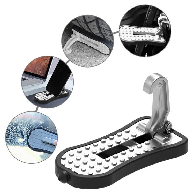 แผ่นรองเหยียบบันไดประตูรถอเนกประสงค์พร้อมค้อนนิรภัย, Pedals Pads with Safety Hammer (Black), Pedals Pads with Safety Hammer (Green), Pedals Pads with Safety Hammer (Red), Pedals Pads with Safety Hammer (Silver)