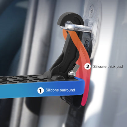 แผ่นรองเหยียบบันไดประตูรถอเนกประสงค์พร้อมค้อนนิรภัย, Pedals Pads with Safety Hammer (Black), Pedals Pads with Safety Hammer (Green), Pedals Pads with Safety Hammer (Red), Pedals Pads with Safety Hammer (Silver)