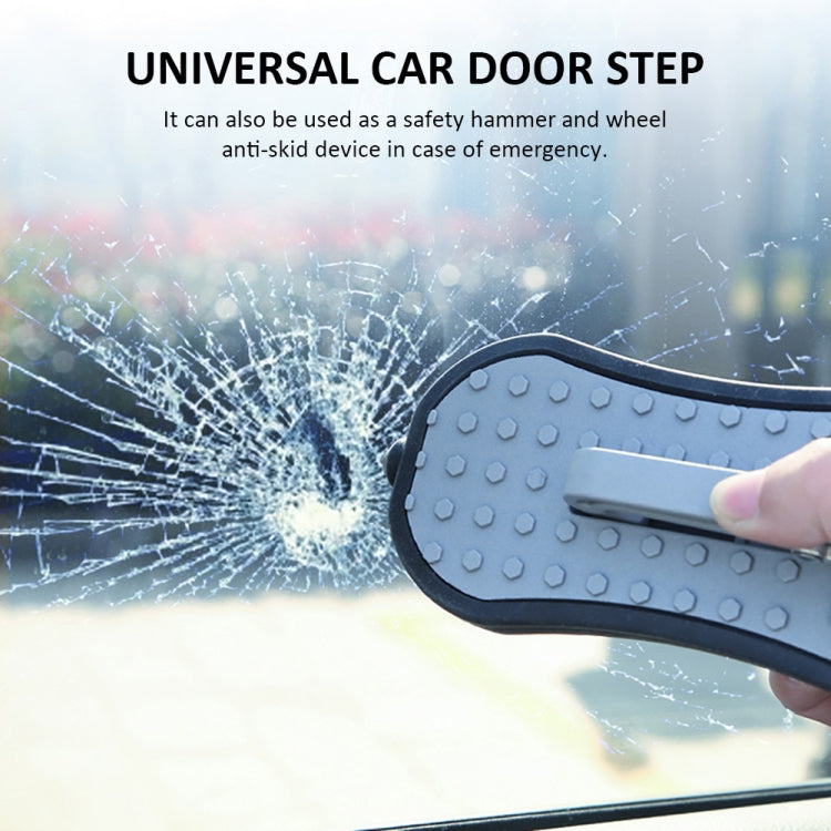แผ่นรองเหยียบบันไดประตูรถอเนกประสงค์พร้อมค้อนนิรภัย, Pedals Pads with Safety Hammer (Black), Pedals Pads with Safety Hammer (Green), Pedals Pads with Safety Hammer (Red), Pedals Pads with Safety Hammer (Silver)