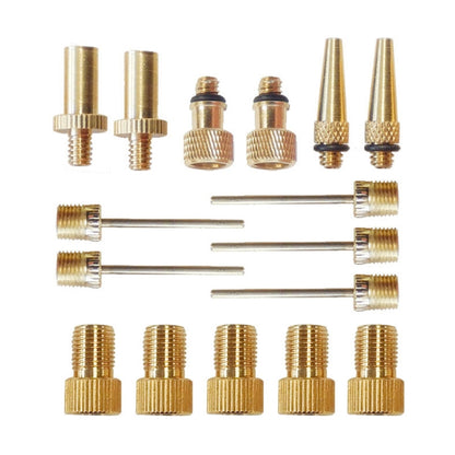 2 ชุด (16 in 1 B) อะแดปเตอร์ Inflator ปากฝรั่งเศส / US ปาก / UK ปากอะแดปเตอร์เข็มเงินเฟ้อ, 16 in 1 B