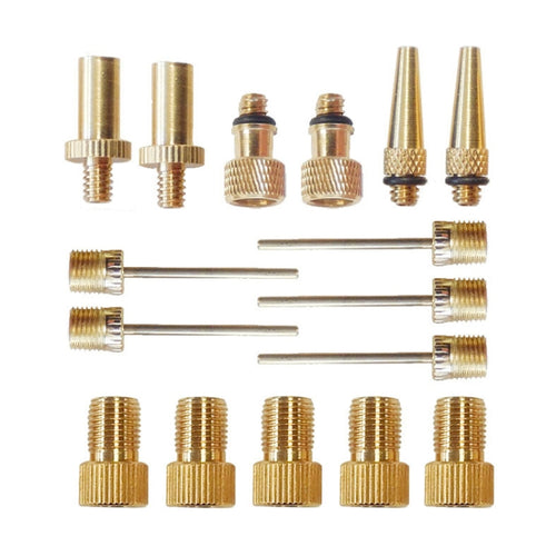 2 ชุด (16 in 1 B) อะแดปเตอร์ Inflator ปากฝรั่งเศส / US ปาก / UK ปากอะแดปเตอร์เข็มเงินเฟ้อ, 16 in 1 B