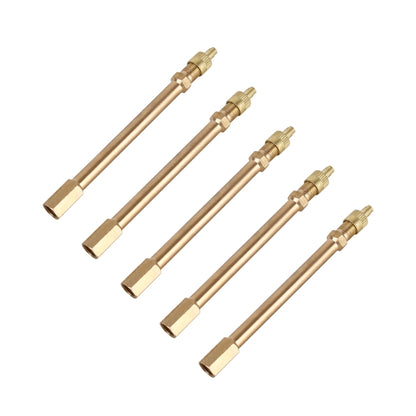 5 ชิ้นยางรถยนต์วาล์วพองท่อต่อความยาว: 100 มม, 100mm, Pure Copper