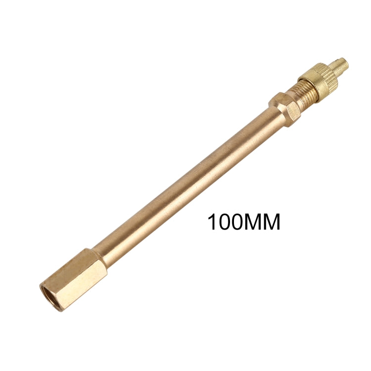 5 ชิ้นยางรถยนต์วาล์วพองท่อต่อความยาว: 100 มม, 100mm, Pure Copper