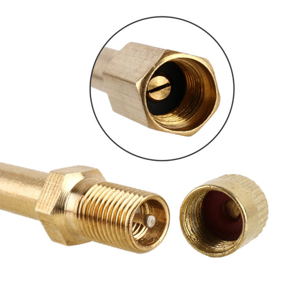 5 ชิ้นยางรถยนต์วาล์วพองท่อต่อความยาว: 100 มม, 100mm, Pure Copper