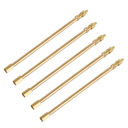 5 ชิ้นยางรถยนต์วาล์วพองท่อต่อความยาว: 180 มม, 180mm, Pure Copper
