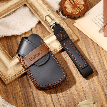 Hallmo รถ Cowhide หนังกุญแจฝาครอบป้องกันกรณีที่สำคัญสำหรับโฟล์คสวาเกนกอล์ฟ 8, For Volkswagen Golf 8