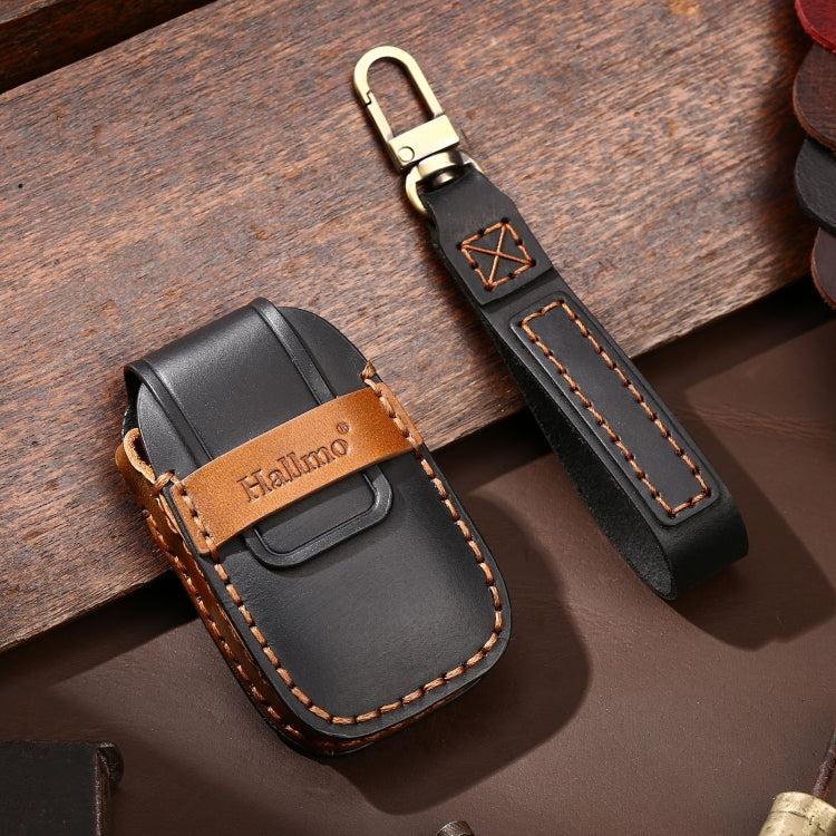 Hallmo รถ Cowhide หนังกุญแจฝาครอบป้องกันสำหรับ Subaru Forester, For Subaru Forester