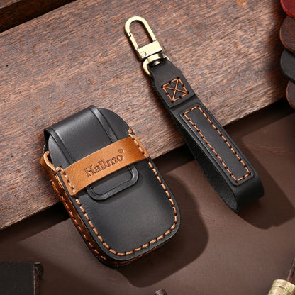 Hallmo รถ Cowhide หนังกุญแจฝาครอบป้องกันสำหรับ Subaru Forester, For Subaru Forester