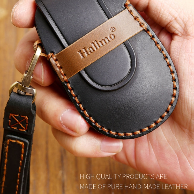Hallmo รถ Cowhide หนังกุญแจฝาครอบป้องกันสำหรับ NIO ES6 / ES8, For NIO ES6 / ES8