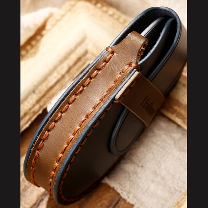 Hallmo รถ Cowhide หนังกุญแจฝาครอบป้องกันสำหรับ NIO ES6 / ES8, For NIO ES6 / ES8