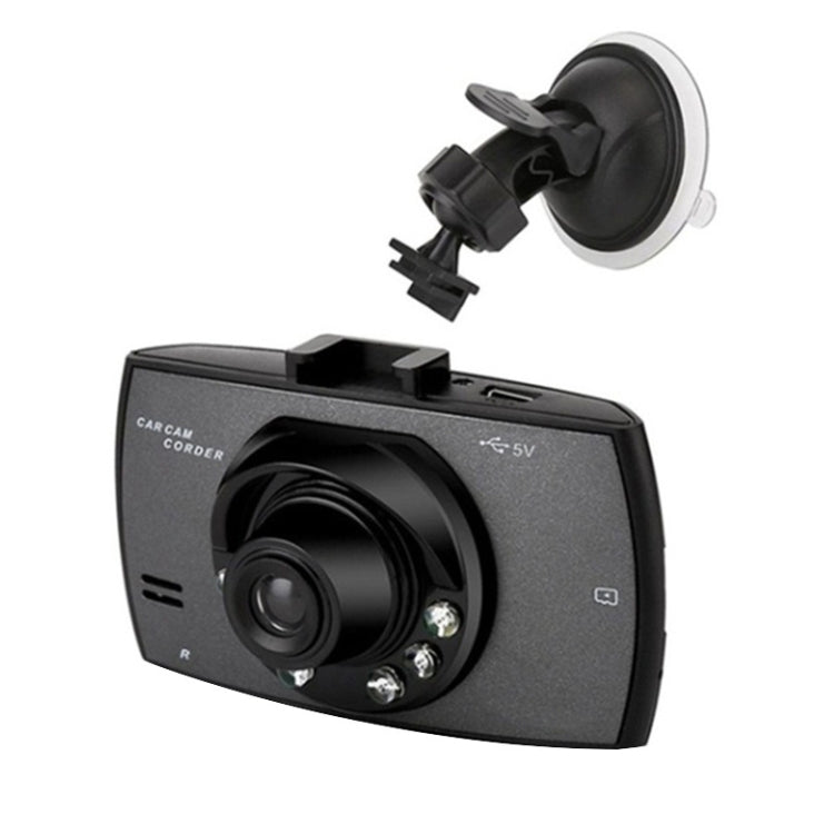 G30 2.4 นิ้ว รถ 480P บันทึกเดียว เครื่องบันทึกการขับขี่ DVR รองรับการตรวจสอบที่จอดรถ / การบันทึกแบบวนซ้ำ, 2.4 inch