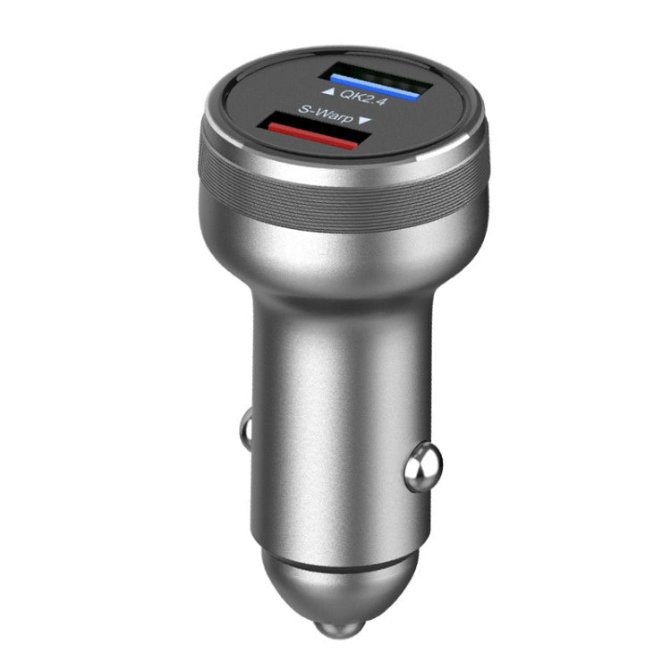 DASH / WARP 30W Car Flash Charger สำหรับ OnePlus, 30W (Silver), 30W (Red), 30W (Black)