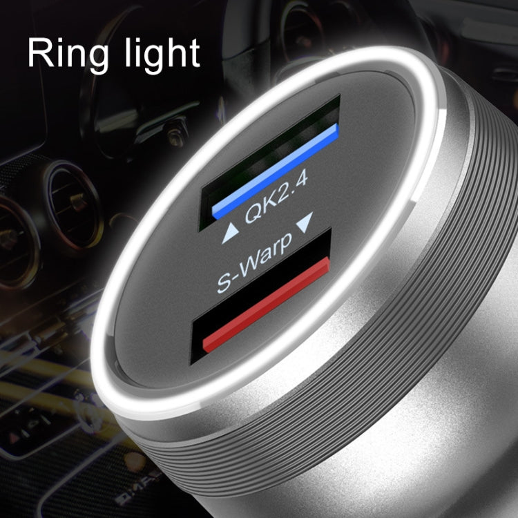 DASH / WARP 30W Car Flash Charger สำหรับ OnePlus, 30W (Silver), 30W (Red), 30W (Black)
