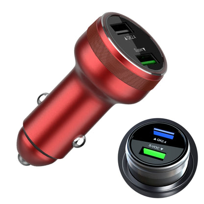 ที่ชาร์จในรถยนต์แบบ Dual USB 66W สำหรับ OPPO / Huawei, 66W (Red), 66W (Black), 66W (Silver)