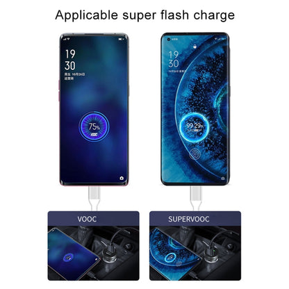 ที่ชาร์จในรถยนต์แบบ Dual USB 66W สำหรับ OPPO / Huawei, 66W (Red), 66W (Black), 66W (Silver)