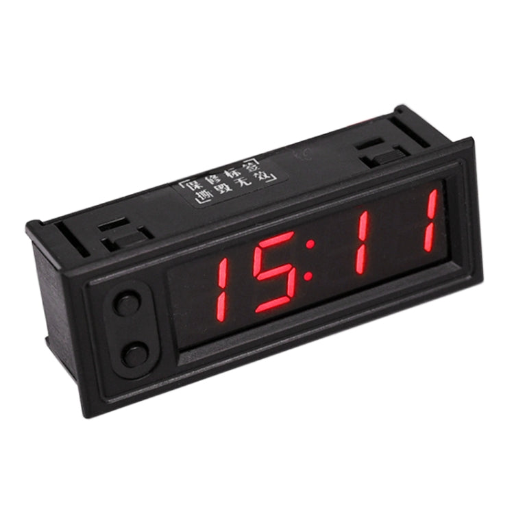 3 in 1 รถยนต์ความแม่นยำสูงอิเล็กทรอนิกส์ LED Luminous Clock + เครื่องวัดอุณหภูมิ + โวลต์มิเตอร์, 3 in 1 Green, 3 in 1 Blue, 3 in 1 Red