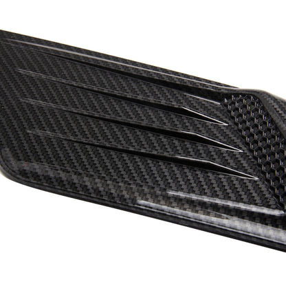 2 ชิ้นรถตกแต่ง Air Scoop Bonnet ด้านข้าง Fender Vent Hood ชุดสำหรับ Ford Mustang 2015-2017, คาร์บอนไฟเบอร์, For Ford Mustang 2015-2017, Carbon Fiber
