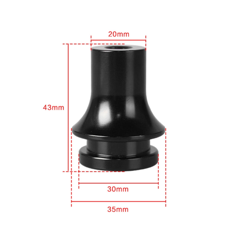 รถหัวเกียร์อะแดปเตอร์เกียร์ฐานขั้วต่อ Stopper M12x1.25 3 อะแดปเตอร์ทองแดง