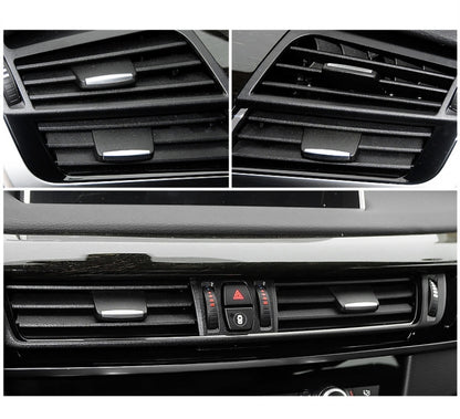 รถด้านหน้าเครื่องปรับอากาศไอเสียสวิทช์ Paddle เครื่องปรับอากาศ Leaf CLIP สำหรับ BMW X5/X6,ซ้ายและขวาไดรฟ์ Universal, For BMW X5 / X6 Front
