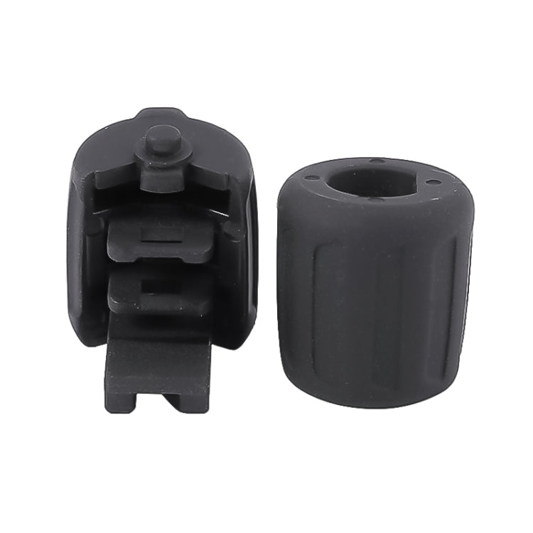 2 ชิ้นรถยนต์พวงมาลัยอเนกประสงค์ปุ่มยางสำหรับ BMW F10 / F07 / F02, ไดรฟ์ซ้ายและขวาสากล