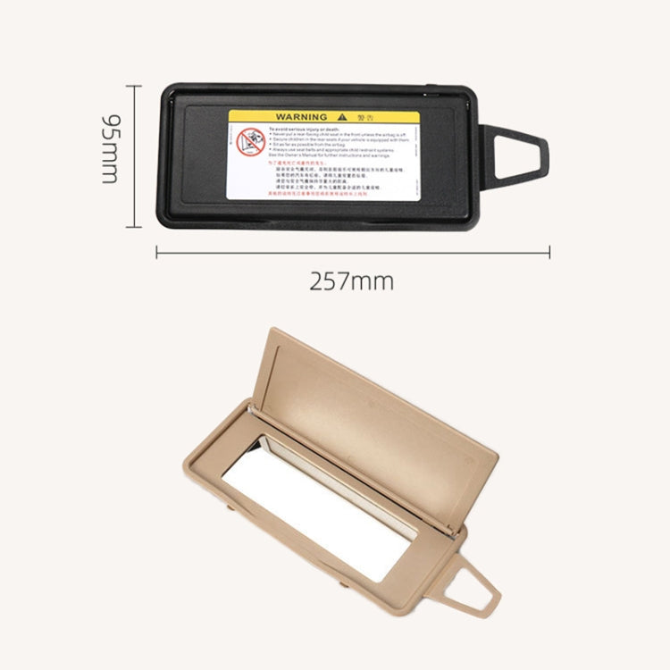 รถแถวหน้าซ้าย Sun Visor แต่งหน้ากระจกสำหรับ Mercedes-Benz S Class W220 1998-2005, ซ้ายและขวา Universal, Left (Black), Left (Grey), Left (Beige)