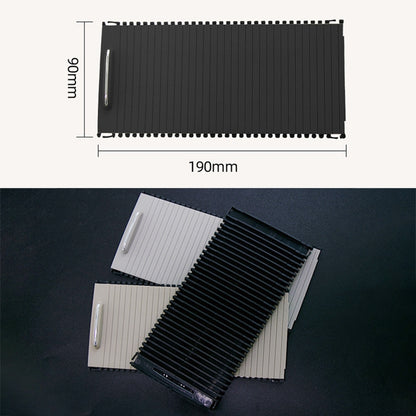 รถน้ำถ้วยผู้ถือ Roller Blind ซิปกล่องเก็บ Trim สำหรับ Mercedes-Benz W204/W212 2008-2015, For Mercedes-Benz (Black), For Mercedes-Benz (Grey), For Mercedes-Benz (Beige)