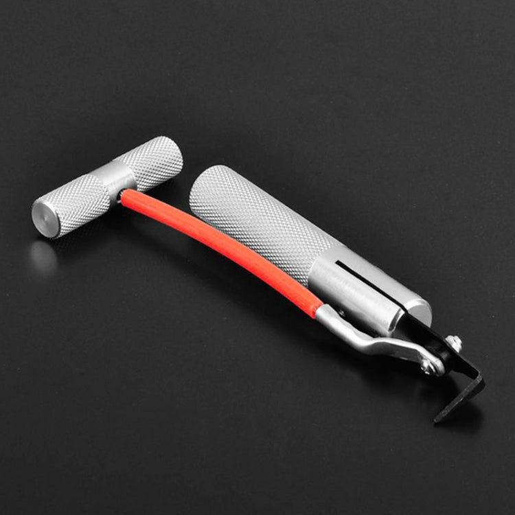 กระจกรถยนต์อลูมิเนียม Handle Strip เครื่องมือตัดแก้ว Broach เครื่องมือ, Windshield Aluminum Handle Strip Cutting