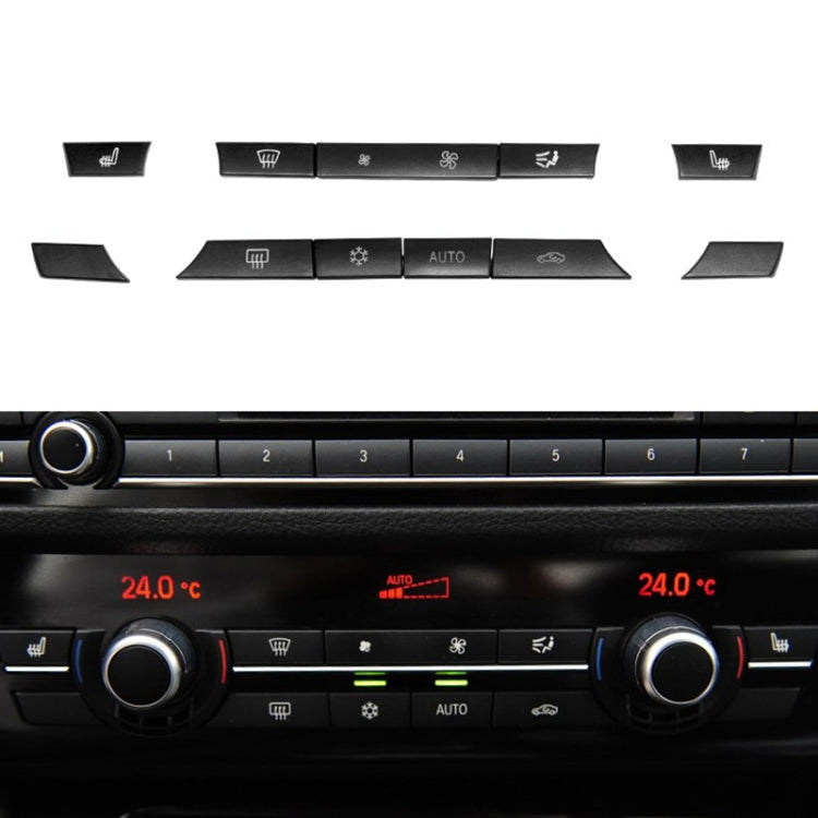 รถเครื่องปรับอากาศแผงสวิตช์ปุ่ม 11 ปุ่ม 61319313923 สำหรับ BMW F10 / F07 / F02, 11-button