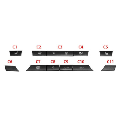 รถเครื่องปรับอากาศแผงสวิตช์ปุ่ม 11 ปุ่ม 61319313923 สำหรับ BMW F10 / F07 / F02, 11-button