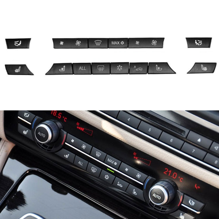 รถเครื่องปรับอากาศแผงสวิตช์ปุ่ม 14 ปุ่ม 61319313923 สำหรับ BMW F10 / F07 / F02, 14-button