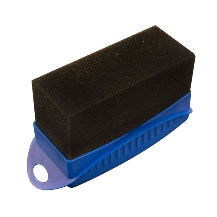 FJYS-01 ยางรถยนต์ขัดแว็กซ์เอาอกเอาใจฟองน้ำแปรงพร้อมฝาปิดขนาด: 12x5.5x7 ซม. จัดส่งสีแบบสุ่ม, with Cover