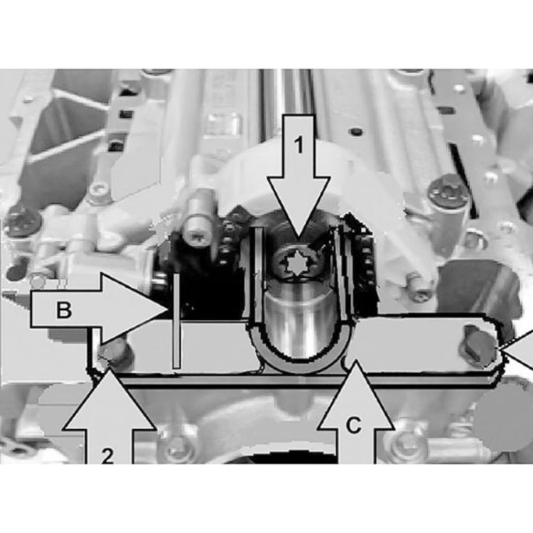 ZK-012 รถ M20 เพลาสมดุลน้ำมันปั๊มการจัดตำแหน่งชุดเครื่องมือสำหรับ BMW 320i N20 N26, ZK-012