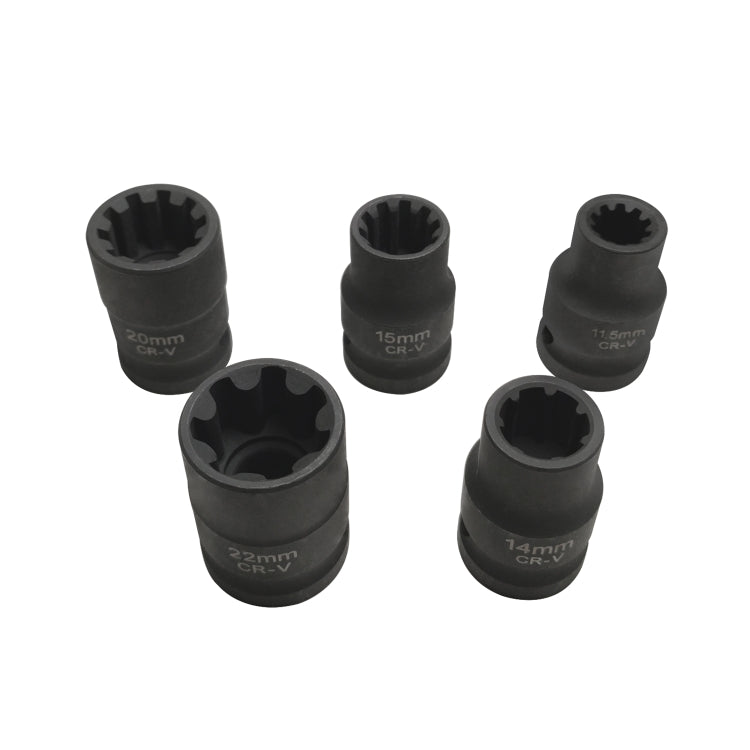 5 in 1 ZK-056 รถ VAG เบรค Caliper Socket ชุดสำหรับ Volkswagen / Audi / Porsche, ZK-056
