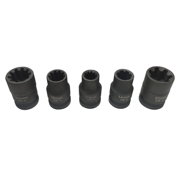 5 in 1 ZK-056 รถ VAG เบรค Caliper Socket ชุดสำหรับ Volkswagen / Audi / Porsche, ZK-056