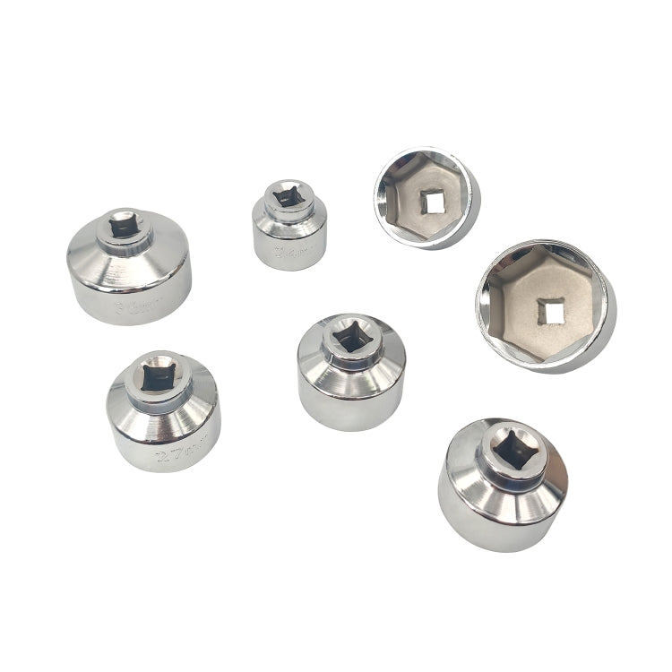 ZK-077 7 in 1 รถตลับกรองน้ำมันหมวกประแจซ็อกเก็ตชุดเครื่องมือชุด, ZK-077