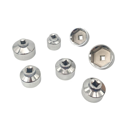 ZK-077 7 in 1 รถตลับกรองน้ำมันหมวกประแจซ็อกเก็ตชุดเครื่องมือชุด, ZK-077