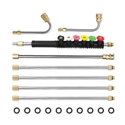8 in 1 รถ ล้างหัวฉีดสเปรย์แรงดันสูงทำความสะอาดก้านขยาย, 8 in 1 Spray Nozzle