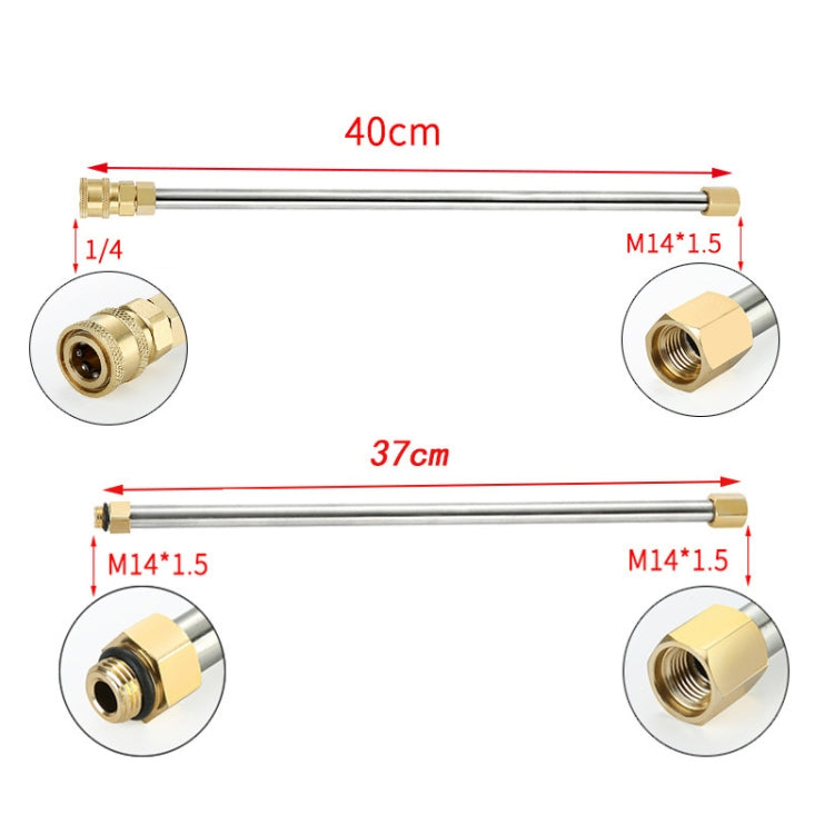 8 in 1 รถ ล้างหัวฉีดสเปรย์แรงดันสูงทำความสะอาดก้านขยาย, 8 in 1 Spray Nozzle